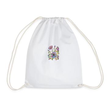 Fleurs - Sac de sport léger - blanc - Devant