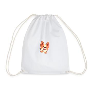 Welsh Corgi Sticker - Sac de sport léger - blanc - Devant
