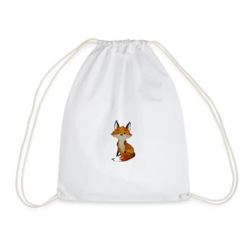 Schlau wie ein Fuchs - T-Shirts, Babykleidung - Turnbeutel - Weiß - Vorne