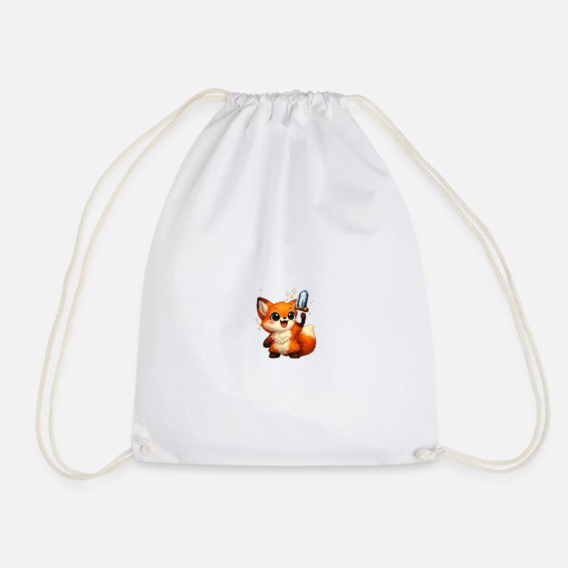 Kawaii Fuchs - Turnbeutel - Weiß