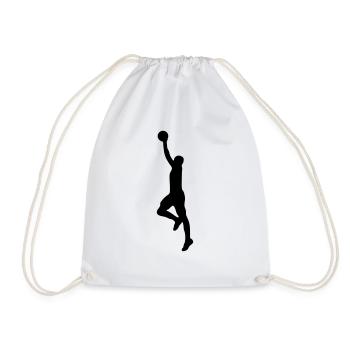 basket_g1 - Drawstring Bag - white - Front