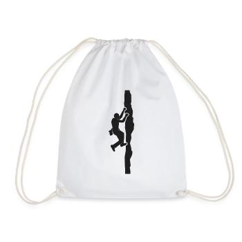 Escalation - Drawstring Bag - white - Front