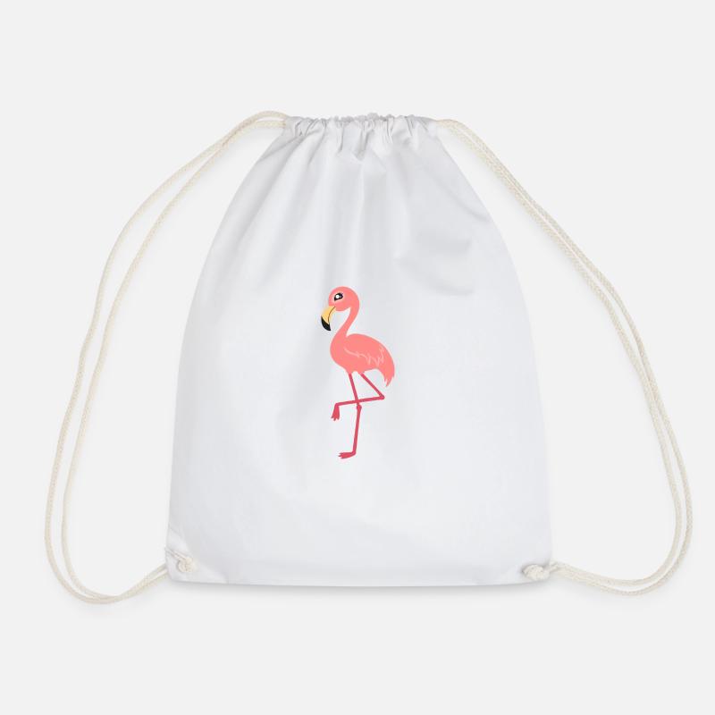 flamingo - Turnbeutel - Weiß
