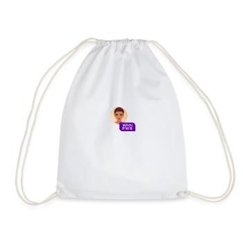 WMN PWR - Female Face - 03 - Drawstring Bag - white - Front