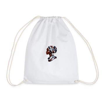 Profil Africain Moderne - Sac de sport léger - blanc - Devant