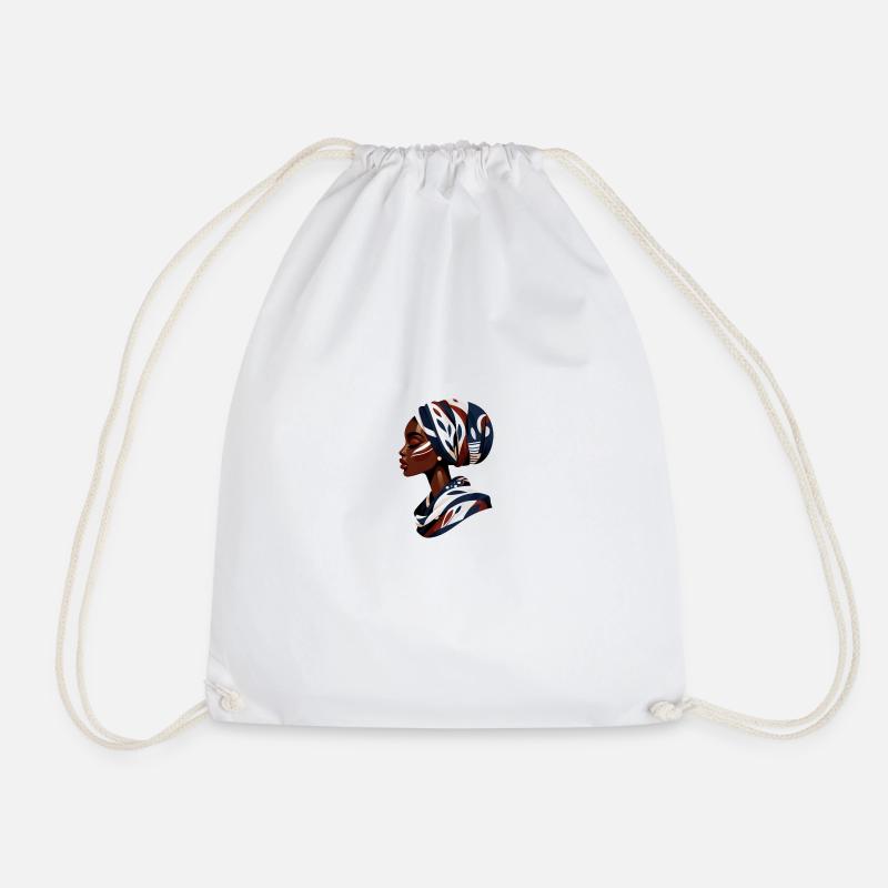 Profil Africain Moderne - Sac de sport léger - blanc