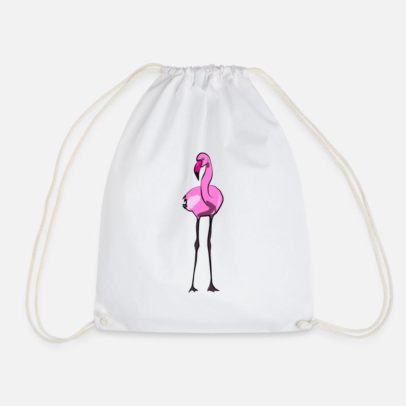Flamingos Flamingo - Turnbeutel - Weiß