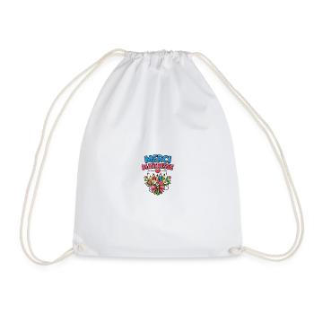 Merci Maîtresse Cadeau Fin d’Année - Sac de sport léger - blanc - Devant