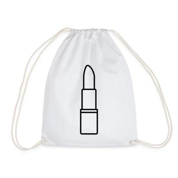 rouge à lèvres - Sac de sport léger - blanc - Devant