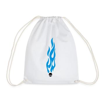flammen - Drawstring Bag - white - Front