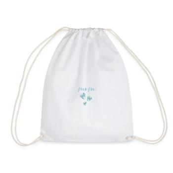 Mom Hearts Cute Love Gift Shirt - Drawstring Bag - white - Front