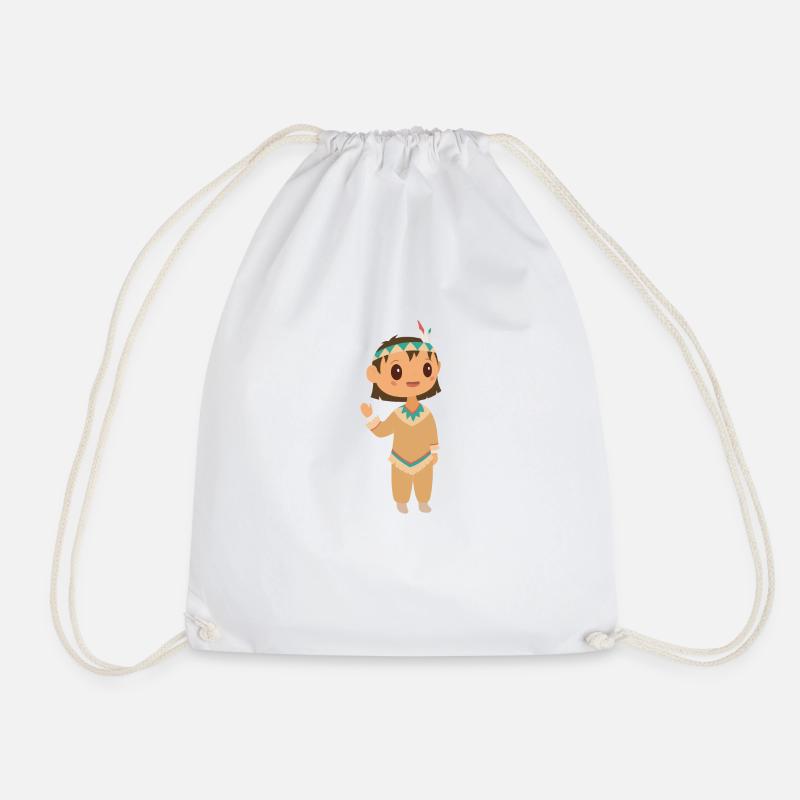Amérindiens - Sac de sport léger - blanc