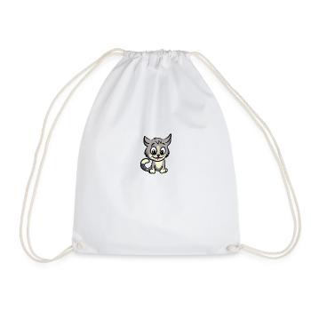 Chien doux - Sac de sport léger - blanc - Devant