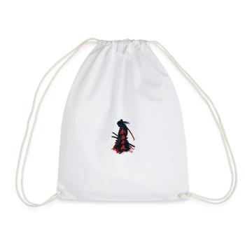 Samouraï Japon Guerrier Cadeau Asie Lune de sang - Sac de sport léger - blanc - Devant