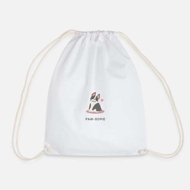 Paw-some Dog - Turnbeutel - Weiß