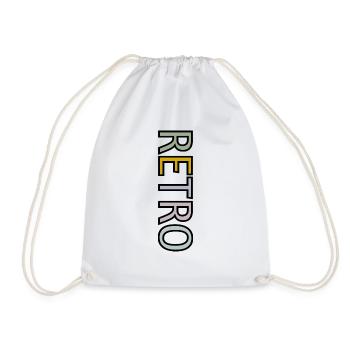 RÉTRO - Sac de sport léger - blanc - Devant