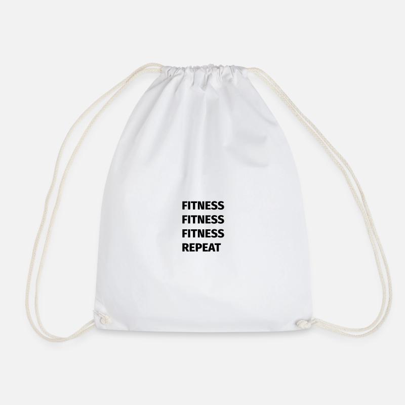 FITNESS - Turnbeutel - Weiß