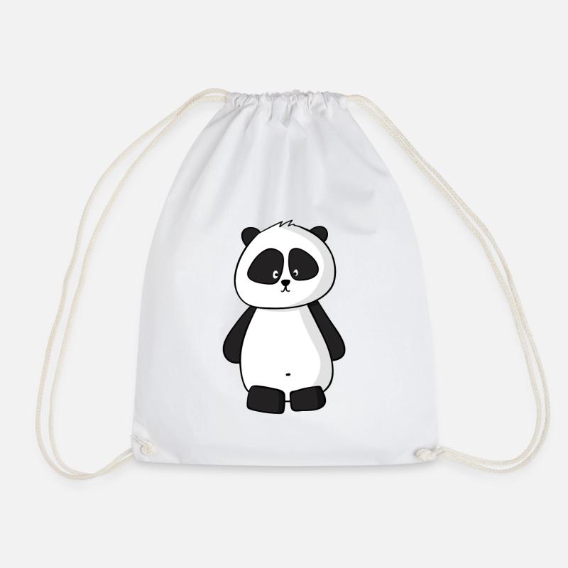 Panda - Turnbeutel - Weiß
