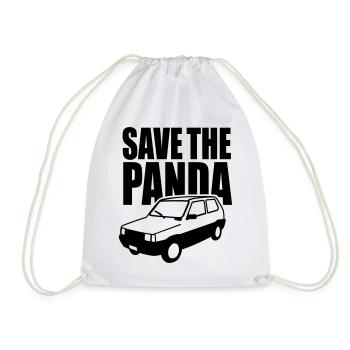 Enregistrez le panda - Sac de sport léger - blanc - Devant