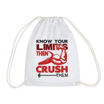Body building - Drawstring Bag - white - Front