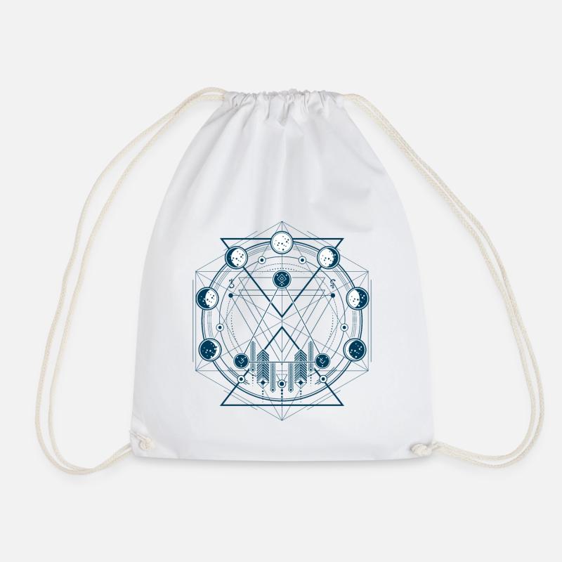 géométrie - Sac de sport léger - blanc