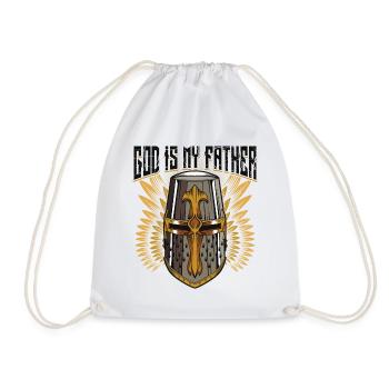 Dieu est mon père - Sac de sport léger - blanc - Devant