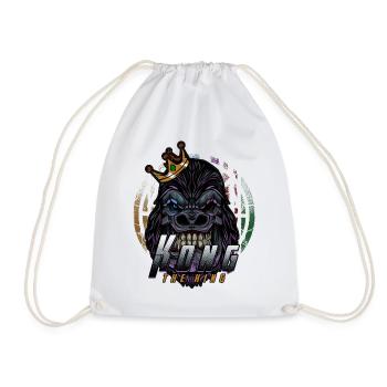 Singe gorille - Sac de sport léger - blanc - Devant