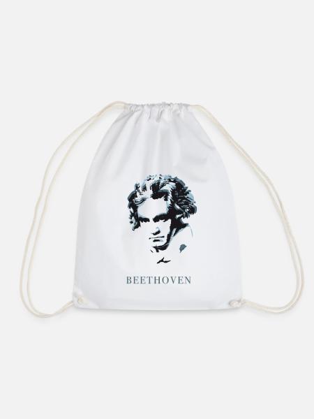 beethoven exzentriker genie musik taub komponist f - Turnbeutel - Weiß