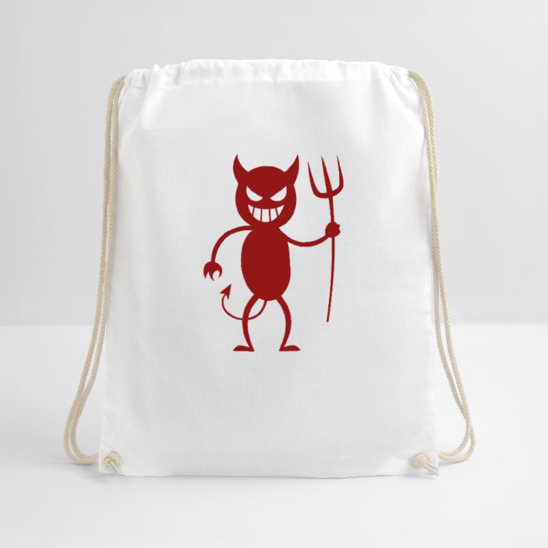 Devil Lucifer Satan Devilish Hell Drawstring Bag