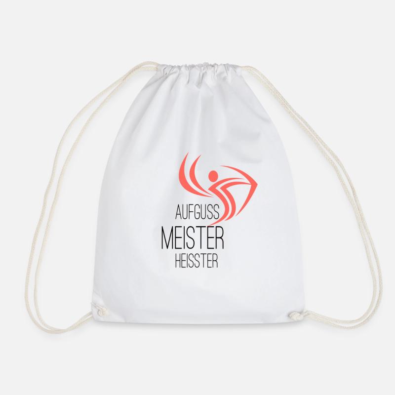 Sauna Meister heisster - Turnbeutel - Weiß