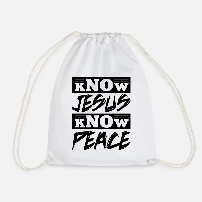 Jesus - Turnbeutel - Weiß