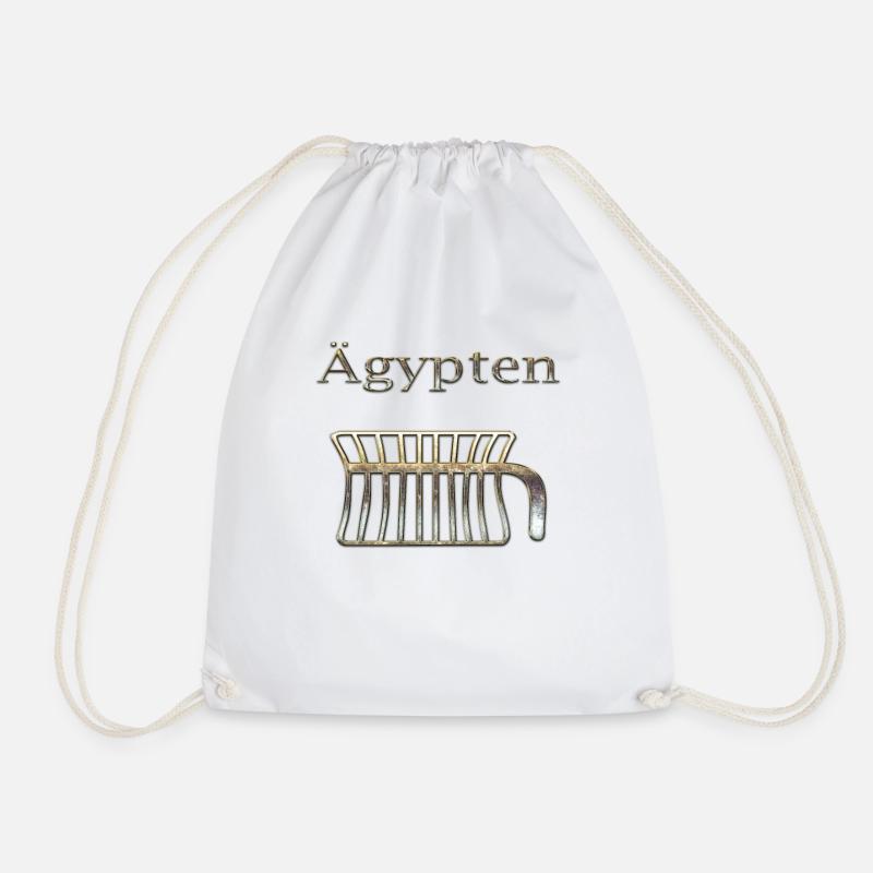 Egypt 76 - Drawstring Bag - white