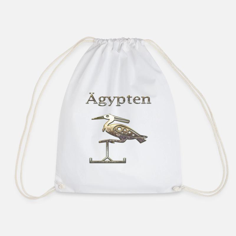 Egypt 84 - Drawstring Bag - white