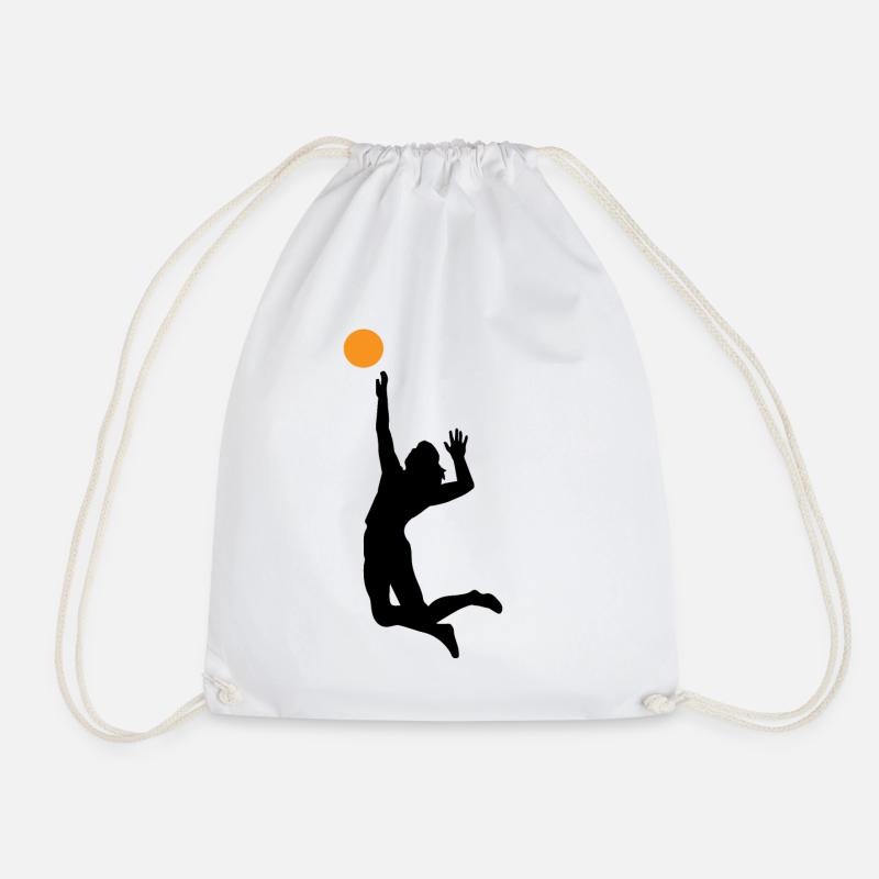 Volleyball - Turnbeutel - Weiß