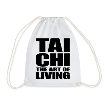 The Art of Living. Tai Chi Chuan Taiji - Turnbeutel - Weiß - Vorne