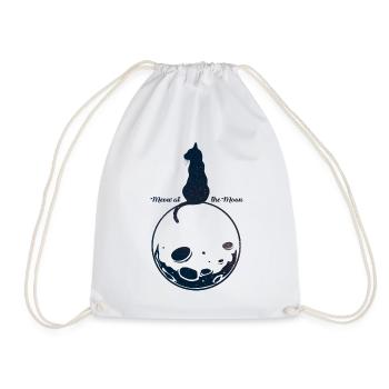 Chat noir - Sac de sport léger - blanc - Devant