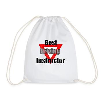 cool instructeur de conduite Fahrschule Instructeur de conduite cadeau - Sac de sport léger - blanc - Devant