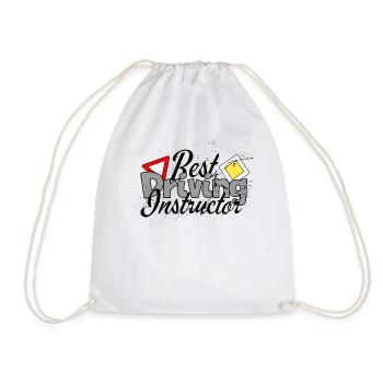 cool instructeur de conduite Fahrschule Instructeur de conduite cadeau - Sac de sport léger - blanc - Devant