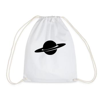 Planète Saturne - Sac de sport léger - blanc - Devant
