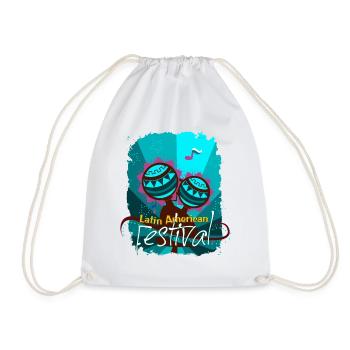Latin Tanz Musik American Festival Shirt Geschenk - Turnbeutel - Weiß - Vorne
