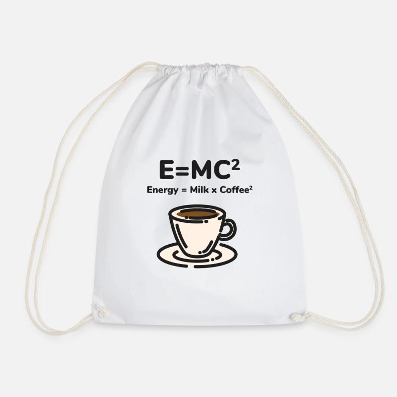 Energy Milk Coffee Kaffee - Turnbeutel - Weiß