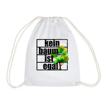 No tree does not matter Climate protection Climate change Climate - Drawstring Bag - white - Front