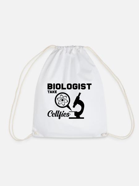 Biologie - Turnbeutel - Weiß