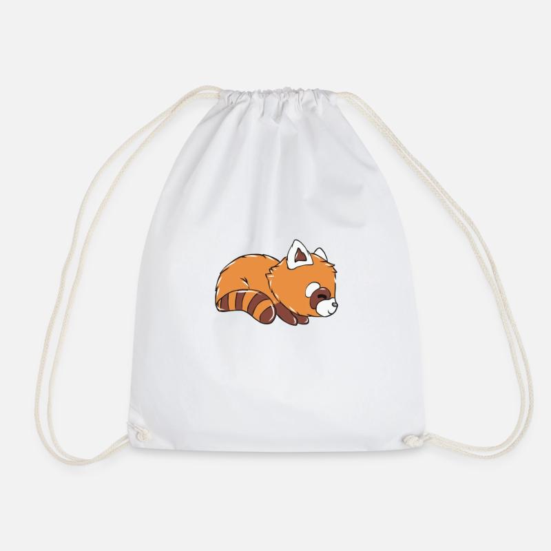 Roter Panda - Turnbeutel - Weiß