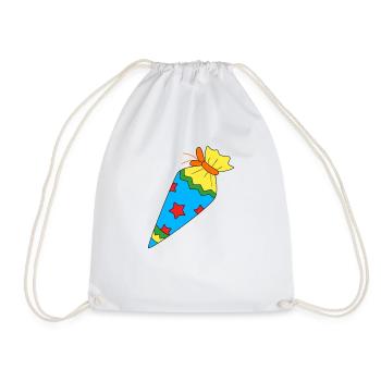 Sac d’école pour la scolarisation - Sac de sport léger - blanc - Devant