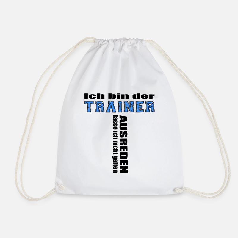 cooles Trainer Trainerin Sporttrainer Geschenk - Turnbeutel - Weiß