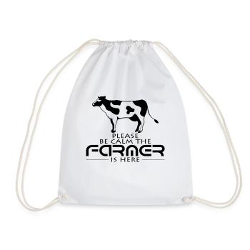 agriculteur - Sac de sport léger - blanc - Devant