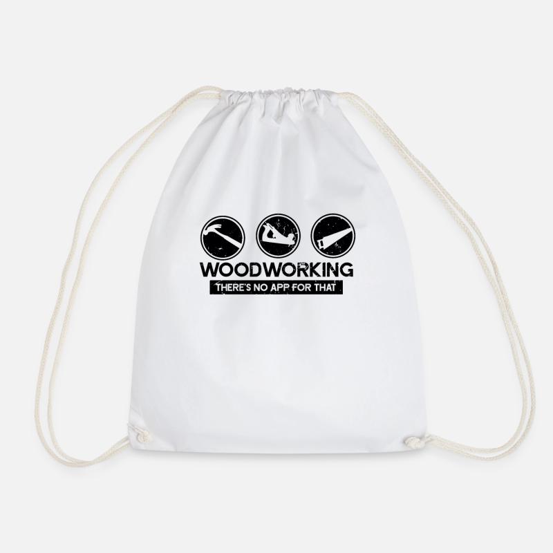 Cadeau menuisier menuisier - Sac de sport léger - blanc