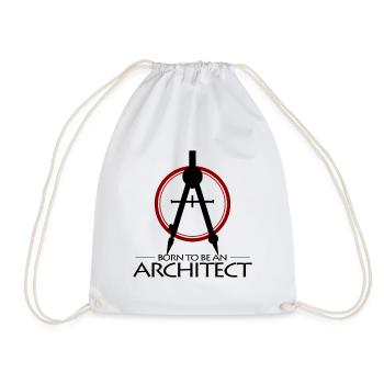 architecte - Sac de sport léger - blanc - Devant