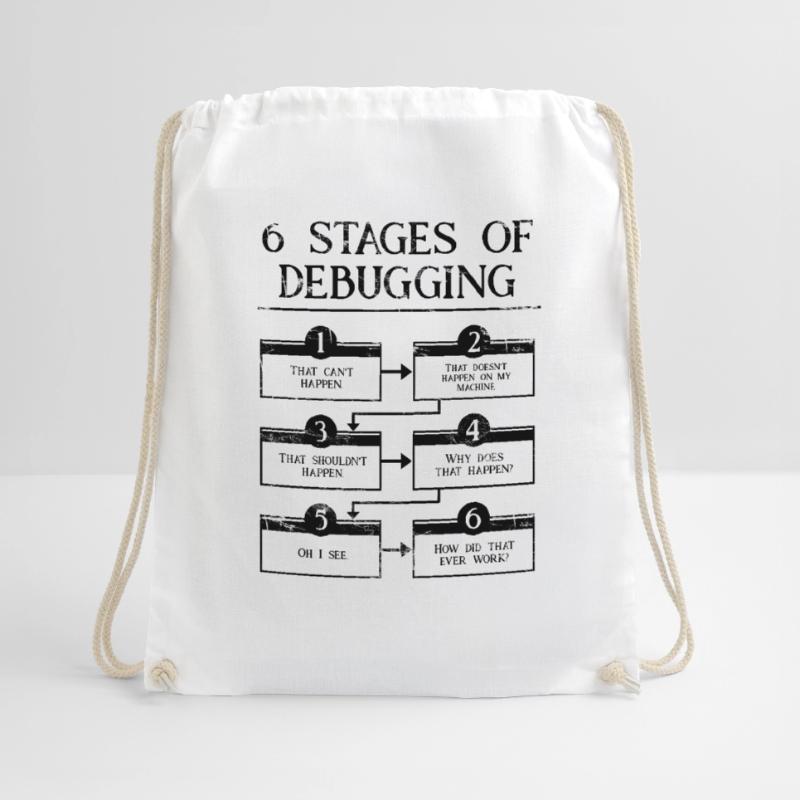 6 Schritte zum Debuggen der Computerprogrammiercodierung Turnbeutel